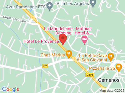 Plan Google Stage recuperation de points à Gémenos proche de La Ciotat