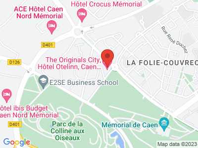 Plan Google Stage recuperation de points à Caen