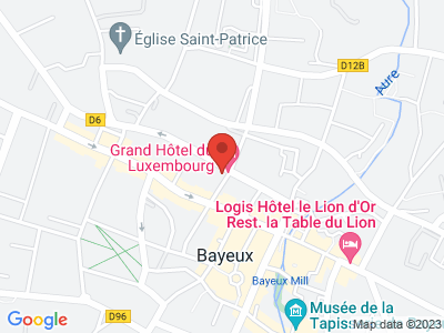 Plan Google Stage recuperation de points à Bayeux proche de Caen