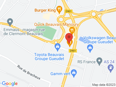 Plan Google Stage recuperation de points à Beauvais