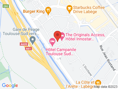 Plan Google Stage recuperation de points à Labège proche de Castelnaudary