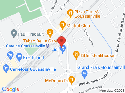 Plan Google Stage recuperation de points à Goussainville