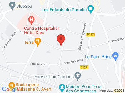 Plan Google Stage recuperation de points à Chartres