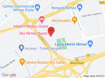 Plan Google Stage recuperation de points à Nîmes