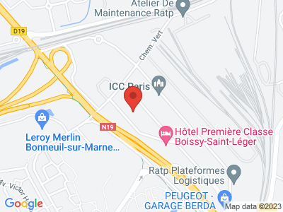 Plan Google Stage recuperation de points à Boissy-Saint-Léger proche de Brie-Comte-Robert
