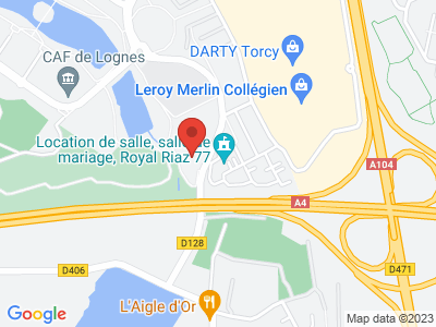 Plan Google Stage recuperation de points à Torcy proche de Noisiel