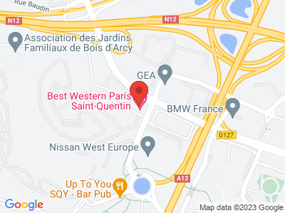 Plan Google Stage recuperation de points à Montigny-le-Bretonneux proche de Versailles
