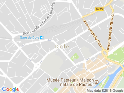 Plan Google Stage recuperation de points à Dole proche de Poligny