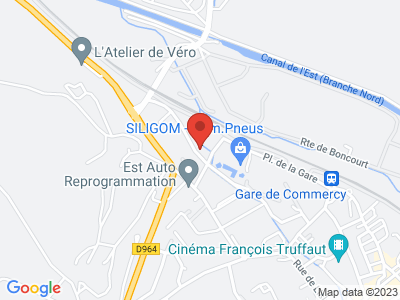 Plan Google Stage recuperation de points à Commercy proche de Verdun