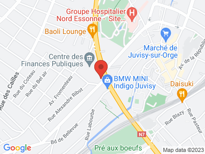Plan Google Stage recuperation de points à Juvisy-sur-Orge