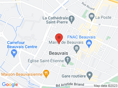 Plan Google Stage recuperation de points à Beauvais