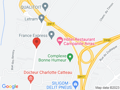 Plan Google Stage recuperation de points à Saint-Nicolas proche de Saint-Laurent-Blangy