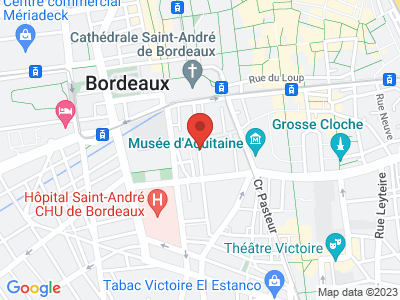 Plan Google Stage recuperation de points à Bordeaux