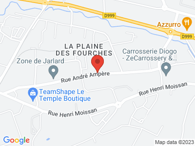 Plan Google Stage recuperation de points à Albi proche de Cunac