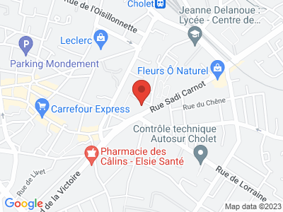 Plan Google Stage recuperation de points à Cholet