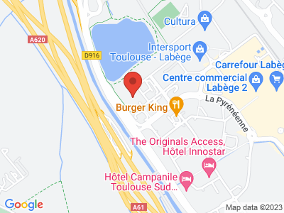 Plan Google Stage recuperation de points à Labège proche de Castelnaudary