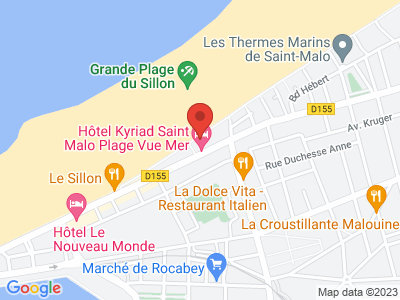 Plan Google Stage recuperation de points à Saint-Malo proche de Dinard