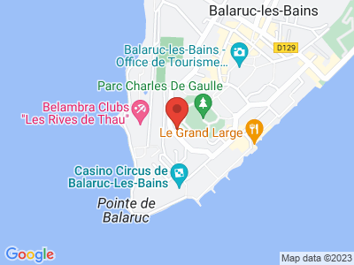 Plan Google Stage recuperation de points à Balaruc-les-Bains proche de Sète