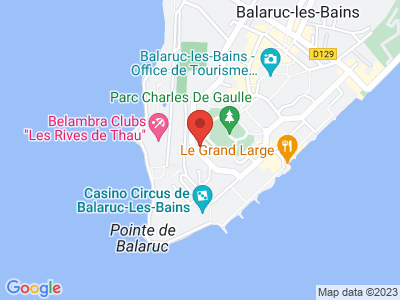 Plan Google Stage recuperation de points à Balaruc-les-Bains proche de Lodève