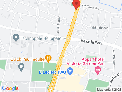 Plan Google Stage recuperation de points à Pau proche de Nay