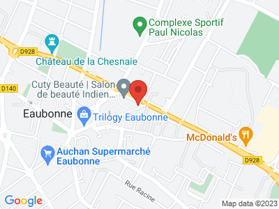 Plan Google Stage recuperation de points à Eaubonne proche de Écouen