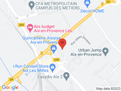 Plan Google Stage recuperation de points à Aix-en-Provence proche de Éguilles