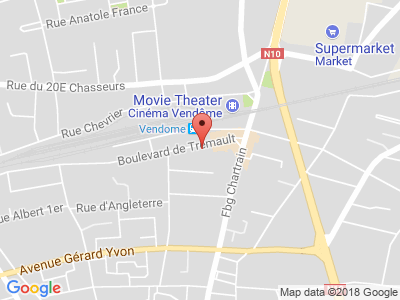 Plan Google Stage recuperation de points à Vendôme proche de Saint-Ouen