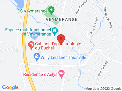 Plan Google Stage recuperation de points à Thionville proche de Amnéville