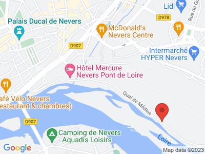 Plan Google Stage recuperation de points à Nevers