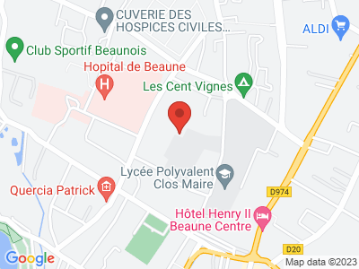 Plan Google Stage recuperation de points à Beaune proche de Autun