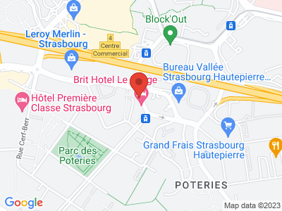 Plan Google Stage recuperation de points à Strasbourg