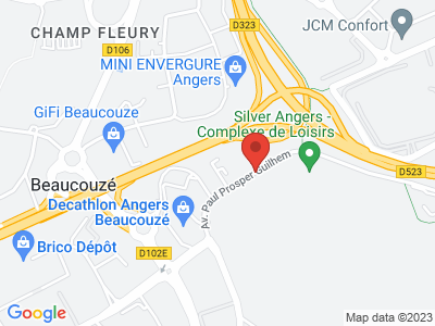 Plan Google Stage recuperation de points à Beaucouzé proche de Segré