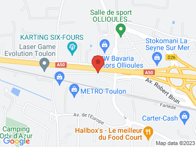 Plan Google Stage recuperation de points à Six-Fours-les-Plages proche de La Seyne-sur-Mer