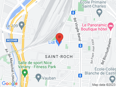 Plan Google Stage recuperation de points à Nice proche de Carros