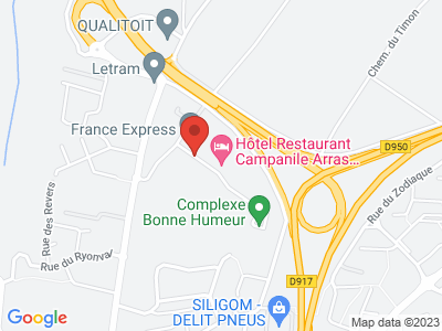 Plan Google Stage recuperation de points à Saint-Nicolas proche de Saint-Laurent-Blangy
