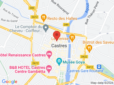 Plan Google Stage recuperation de points à Castres