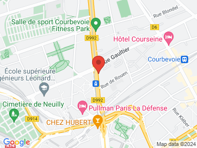 Plan Google Stage recuperation de points à Courbevoie