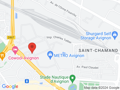 Plan Google Stage recuperation de points à Avignon proche de Entraigues-sur-la-Sorgue