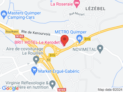 Plan Google Stage recuperation de points à Ergué-Gabéric