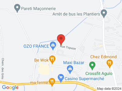 Plan Google Stage recuperation de points à Éguilles proche de Aix-en-Provence