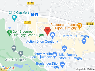 Plan Google Stage recuperation de points à Quetigny proche de Longvic