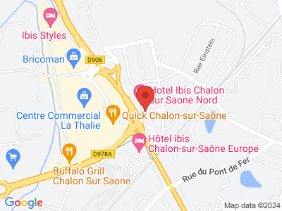Plan Google Stage recuperation de points à Chalon-sur-Saône proche de Écuisses