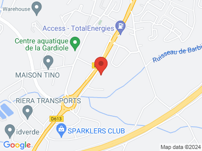 Plan Google Stage recuperation de points à Gigean proche de Sète