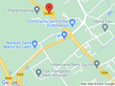 Plan Google Stage recuperation de points à Saint-Martin-lez-Tatinghem proche de Recques-sur-Hem