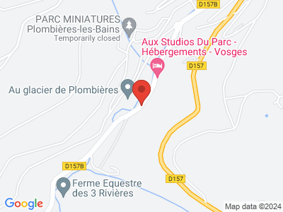 Plan Google Stage recuperation de points à Plombières-les-Bains proche de Luxeuil-les-Bains