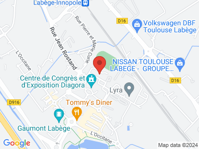 Plan Google Stage recuperation de points à Labège proche de Lavaur
