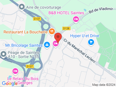 Plan Google Stage recuperation de points à Saintes