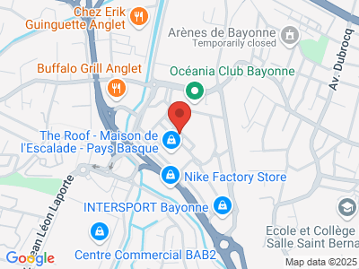 Plan Google Stage recuperation de points à Bayonne