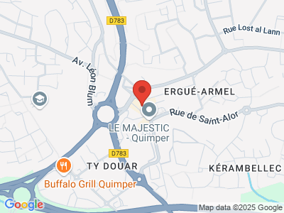 Plan Google Stage recuperation de points à Quimper