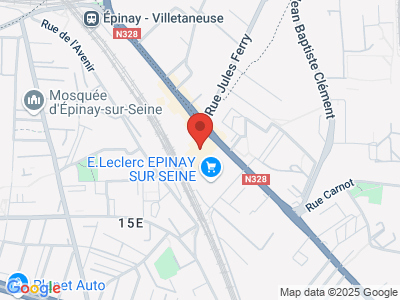 Plan Google Stage recuperation de points à Épinay-sur-Seine
